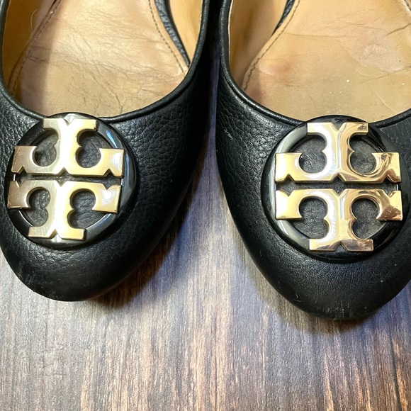 TORY BURCH Leather Ballet Flats - Picture 5 of 5